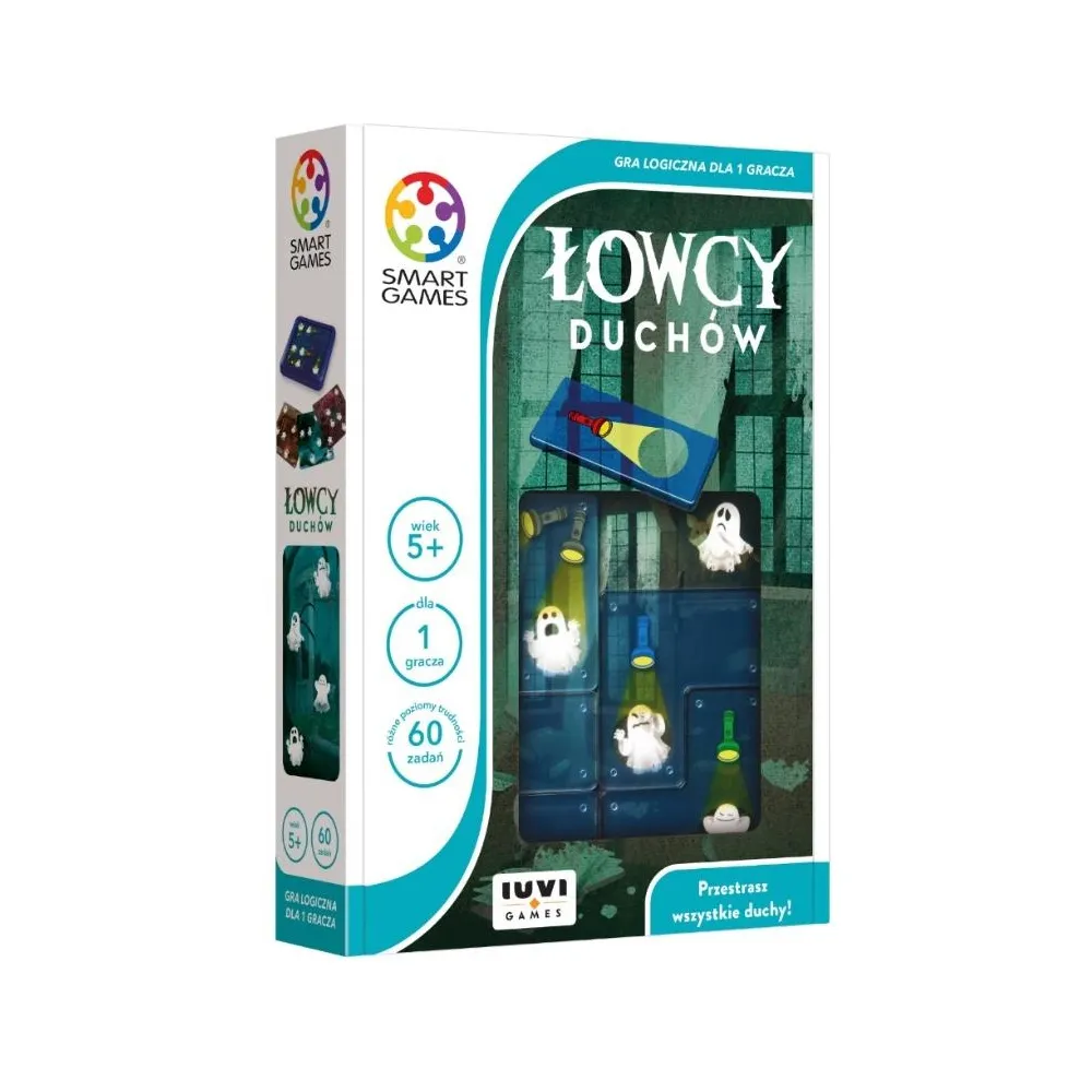 plansza gry Smart Games Łowcy Duchów z przezroczystymi elementami