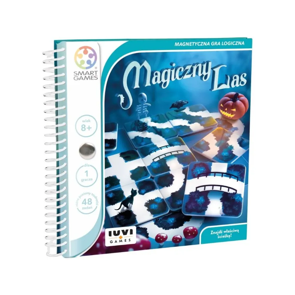 Magnetyczna gra logiczna Smart Games Magiczny Las z planszą i elementami drogi
