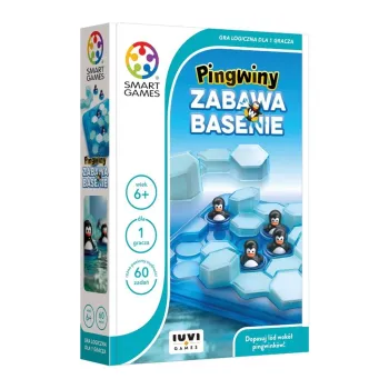 Gra Smart Games Pingwiny – zabawa w basenie z pingwinami i lodowymi blokami
