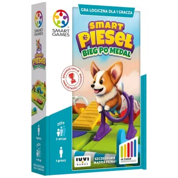 plansza gry SMART Pieseł z elementami układanki i figurką psa