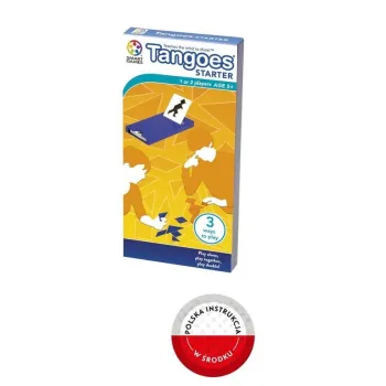 Zestaw Tangoes Starter z kolorowymi płytkami tangramów i kartami zadań