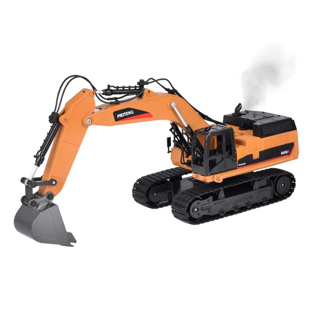 zabawka budowlana rc z dynamicznie pracującym ramieniem