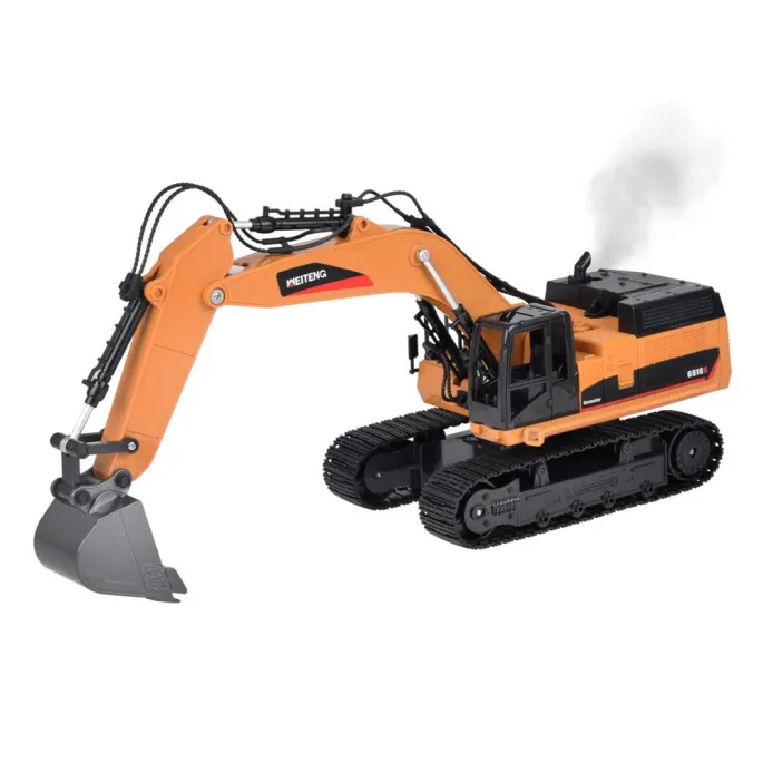 zabawka budowlana rc z dynamicznie pracującym ramieniem