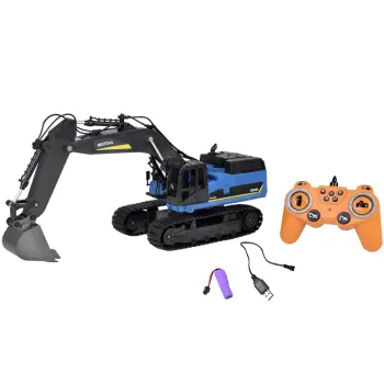 Solidna Koparka na gąsienicach efekt Dym Dźwięk Światło LED + Pilot RC0698