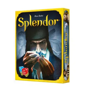 plansza Splendor REBEL z żetonami i kartami rozłożonymi na stole