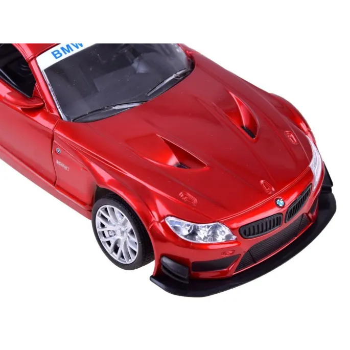 zestaw: auto bmw z4 rc0347 z pilotem i akcesoriami na tle opakowania