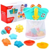 statek organizer do wody w barwach morskim z siatką i akcesoriami