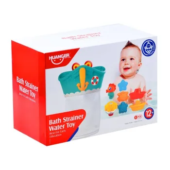 różnorodne zabawki wodne dostosowane do małych rąk dziecka