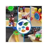 widok zestawu ustawionego na balkonie