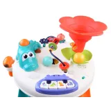 Szereg przycisków dźwiękowych na panelu muzycznym stolika