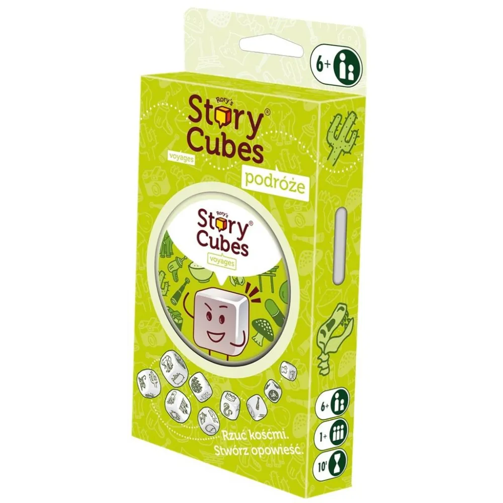 Story Cubes: Podróże (nowa edycja) – dziewięć kostek z ilustracjami przygód