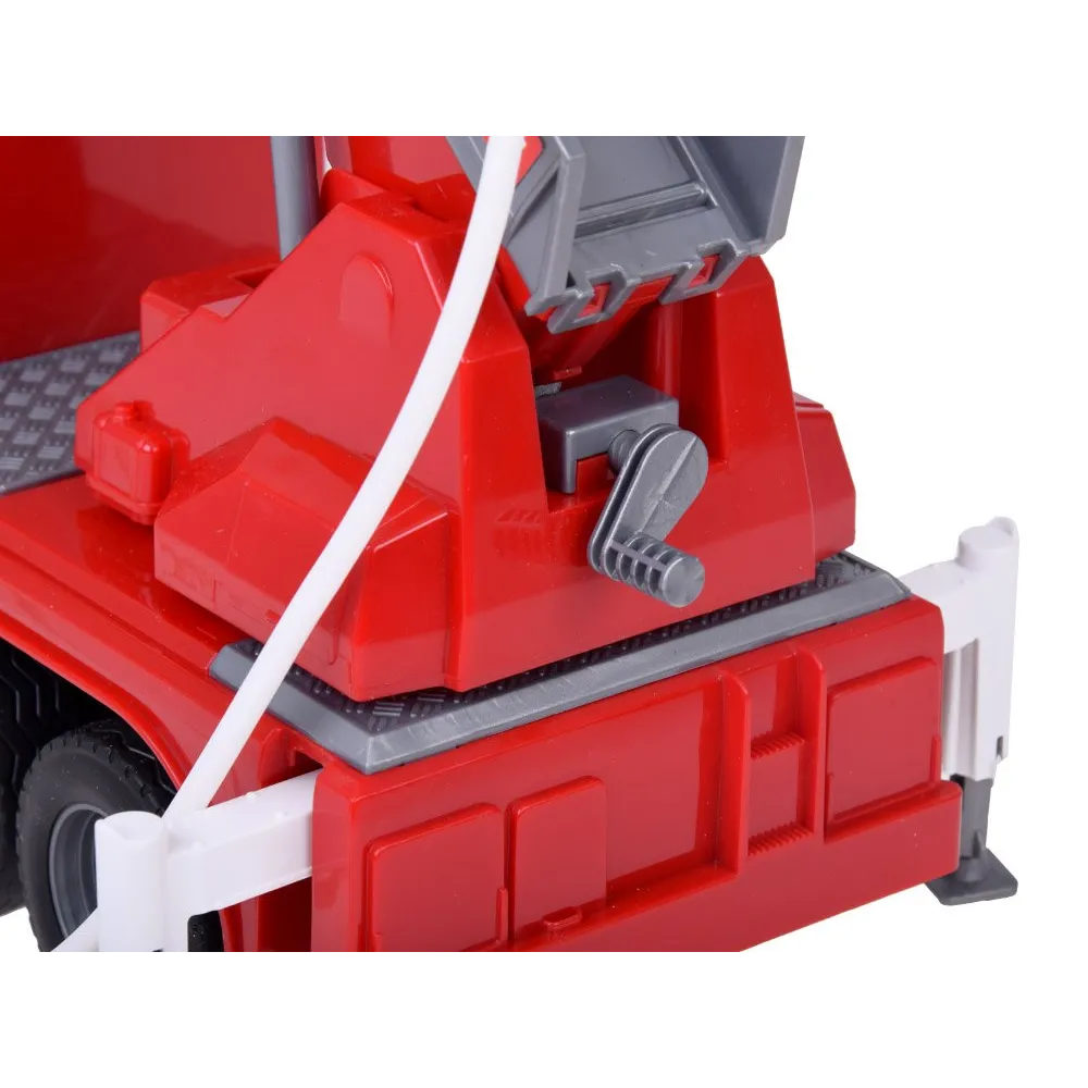 wysuwane podpórki stabilizujące samochód strażacki