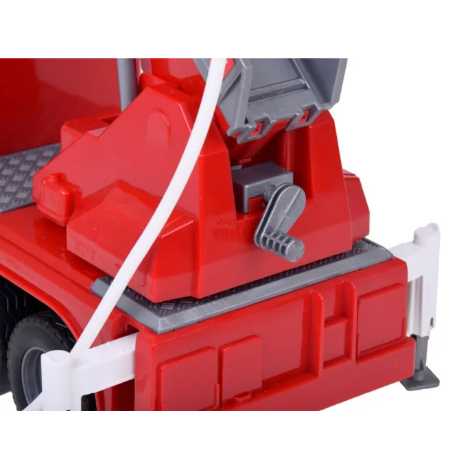 wysuwane podpórki stabilizujące samochód strażacki