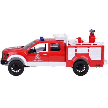 otwarte drzwi wozu strażackiego ukazujące wnętrze pojazdu