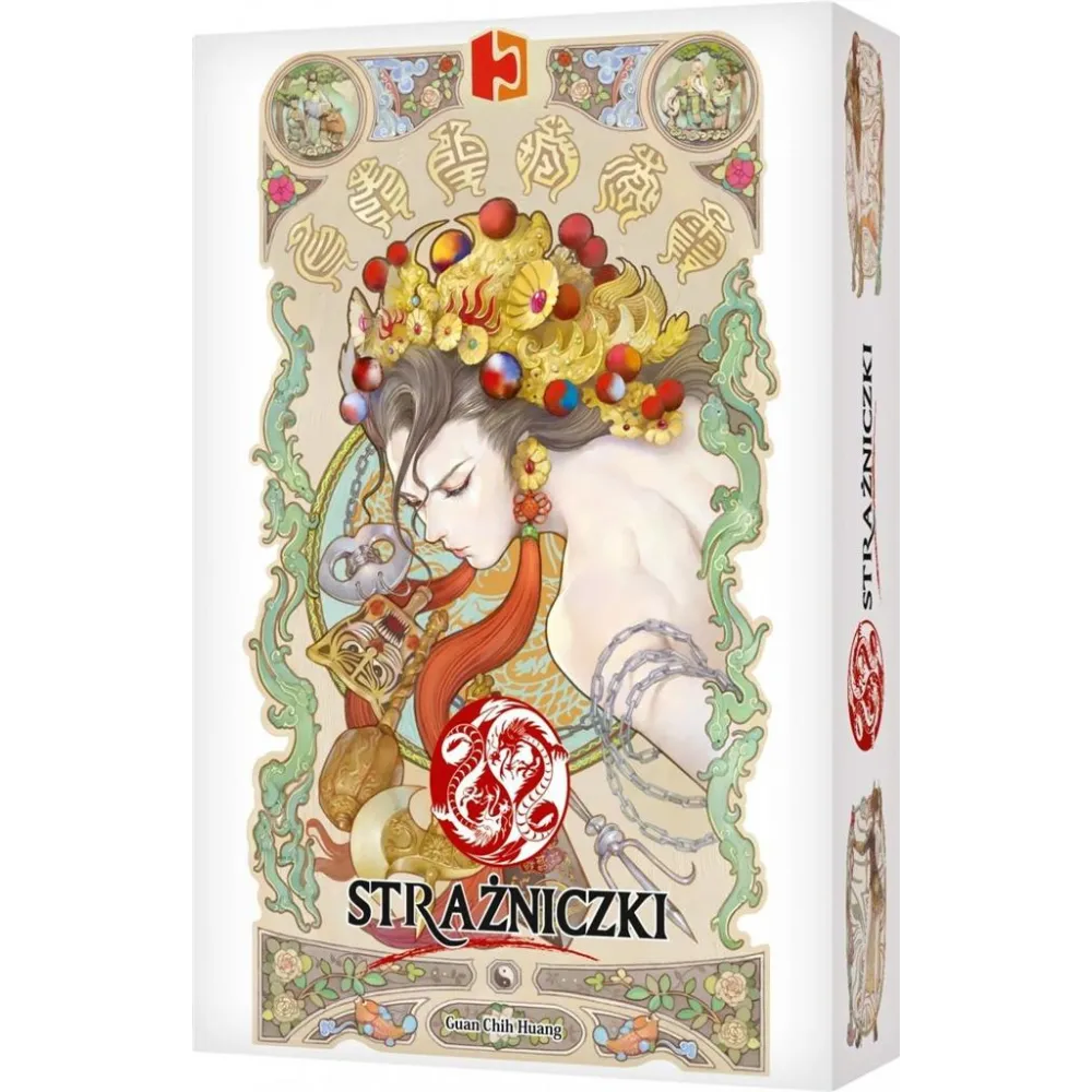 Pudełko gry Strażniczki REBEL z ilustracją i detalami opakowania