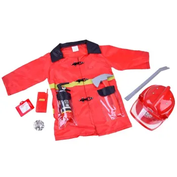 Regulowany hełm strażacki z opuszczaną szybą widok z przodu