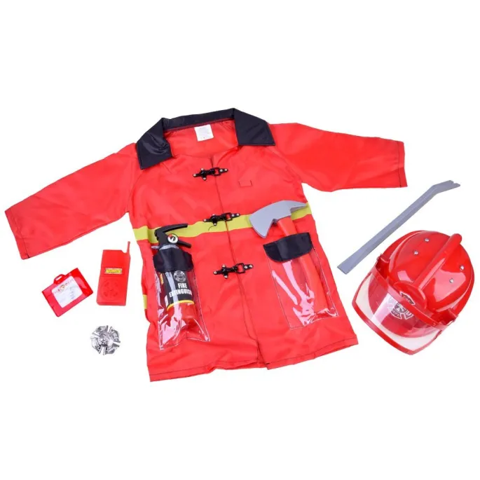 Regulowany hełm strażacki z opuszczaną szybą widok z przodu