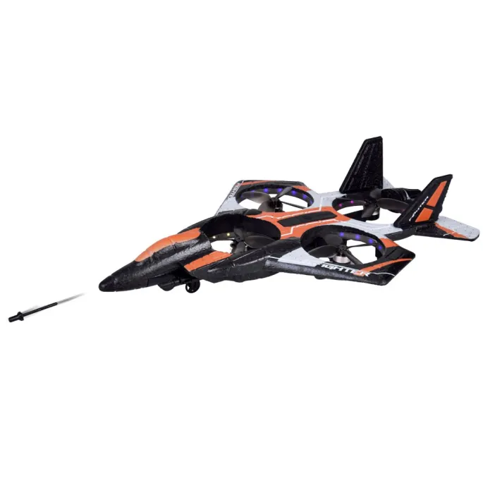 Zbliżenie na joystick i ergonomiczną rękawicę do sterowania dronem