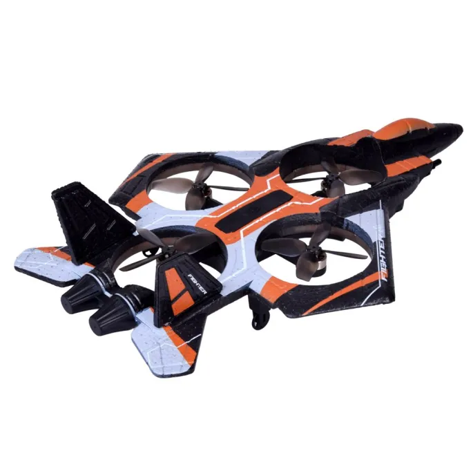 Widok zestawu drona z akcesoriami, akumulatorem i śrubokrętem