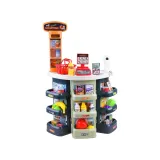 detal półki z zabawkami spożywczymi w dziecięcym sklepie