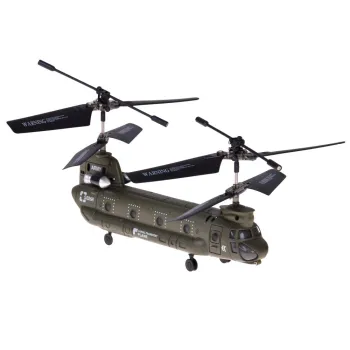 detal kadłuba modelu Chinook z widoczną diodą LED