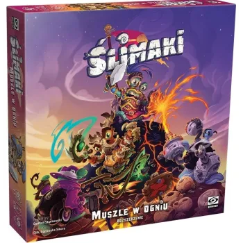 pudełko rozszerzenia Ślimaki Muszle w Ogniu GALAKTA z elementami gry