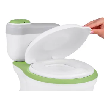 dziecięcy nocnik z imitacją spłuczki i funkcją dźwiękową