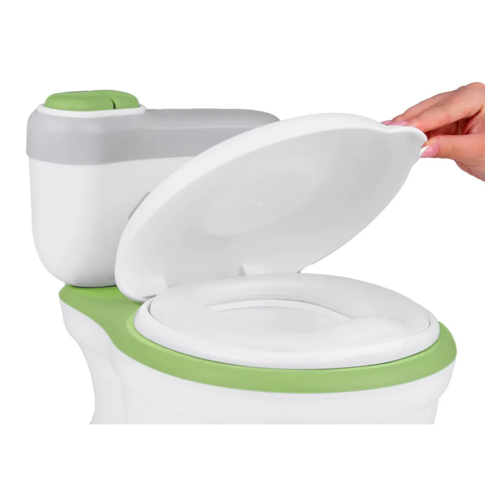 dziecięcy nocnik z imitacją spłuczki i funkcją dźwiękową