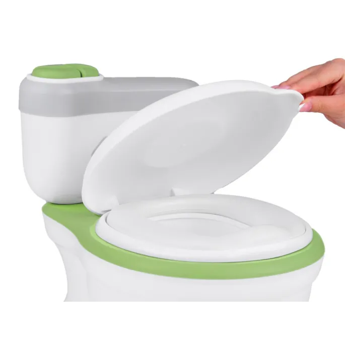 dziecięcy nocnik z imitacją spłuczki i funkcją dźwiękową