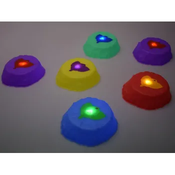 kamienie sensoryczne jako kolorowa dekoracja dziecięcego pokoju