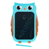 Zbliżenie na przycisk usuwania rysunków w kształcie nosa sowy