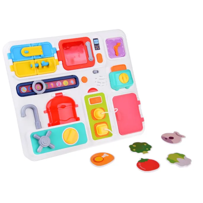 Ujęcie na pokrętła i przesuwki zachęcające do interakcji