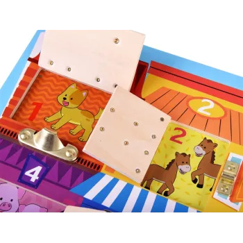 różne typy zamków na drzwiczkach tablicy