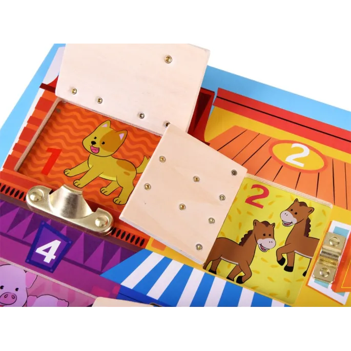 różne typy zamków na drzwiczkach tablicy