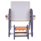 Zestaw tablica stolik z krzesełkiem 4w1 dla dzieci, widok całości