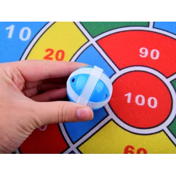 Tarcza komplet 4 szt gra piłki na rzepy GR0514