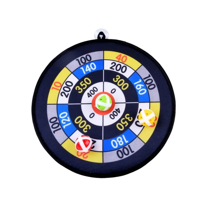 okrągła tarcza do gry z widoczną powierzchnią na rzepy