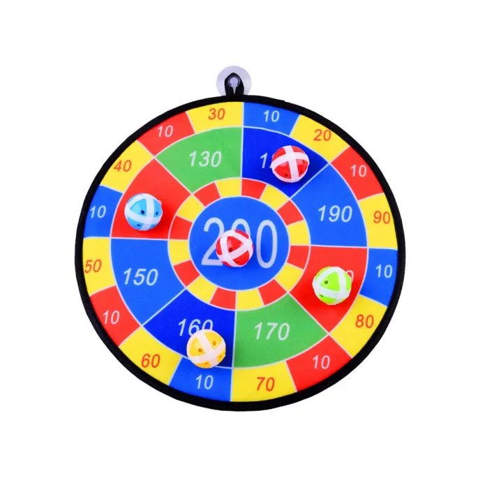 zestaw do gry w piłki na rzepy przygotowany do użycia na zewnątrz