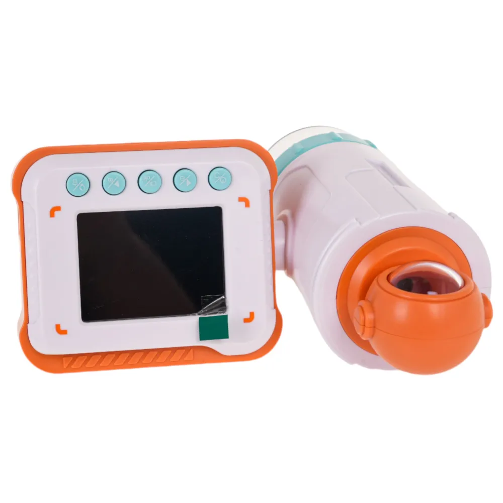 Teleskop z Kamerą z widoczną smyczą i przewodem USB