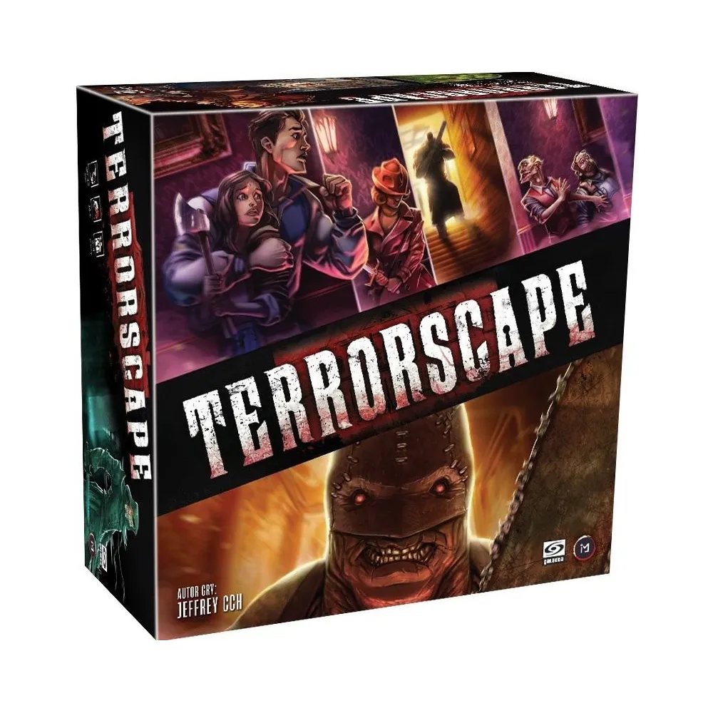 gra planszowa Terrorscape GALAKTA z figurkami i planszą w klimacie grozy