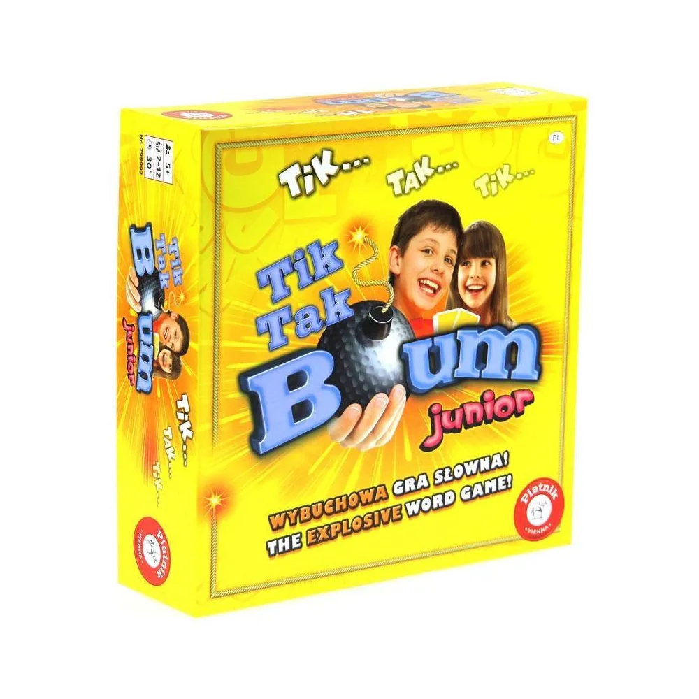 Tik Tak Bum junior w nowej edycji z kartami i elektroniczną bombą