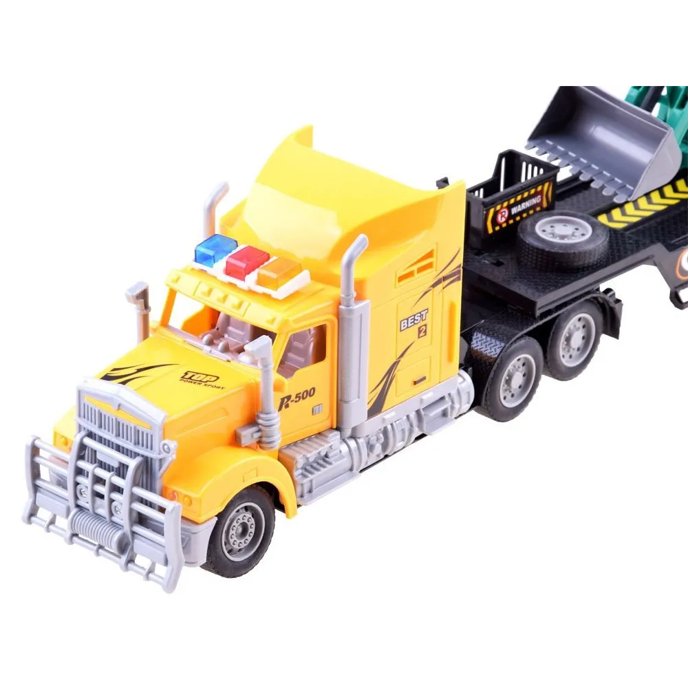 Światła w tirusie podkreślające efekt świetlny