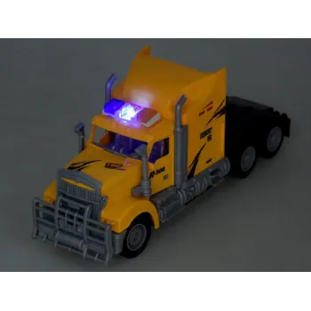 Zabawa transportowa zestawem tir laweta i traktor z przyczepą