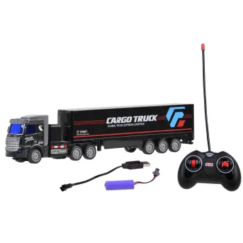 Tir z naczepą sterowany na pilota 27 MHz ciężarówka RC0566