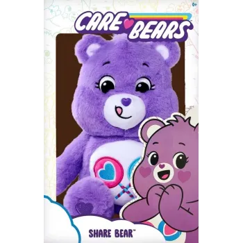 pluszowy miś miśka 35 cm z kolorowymi detalami i serduszkami na brzuszku