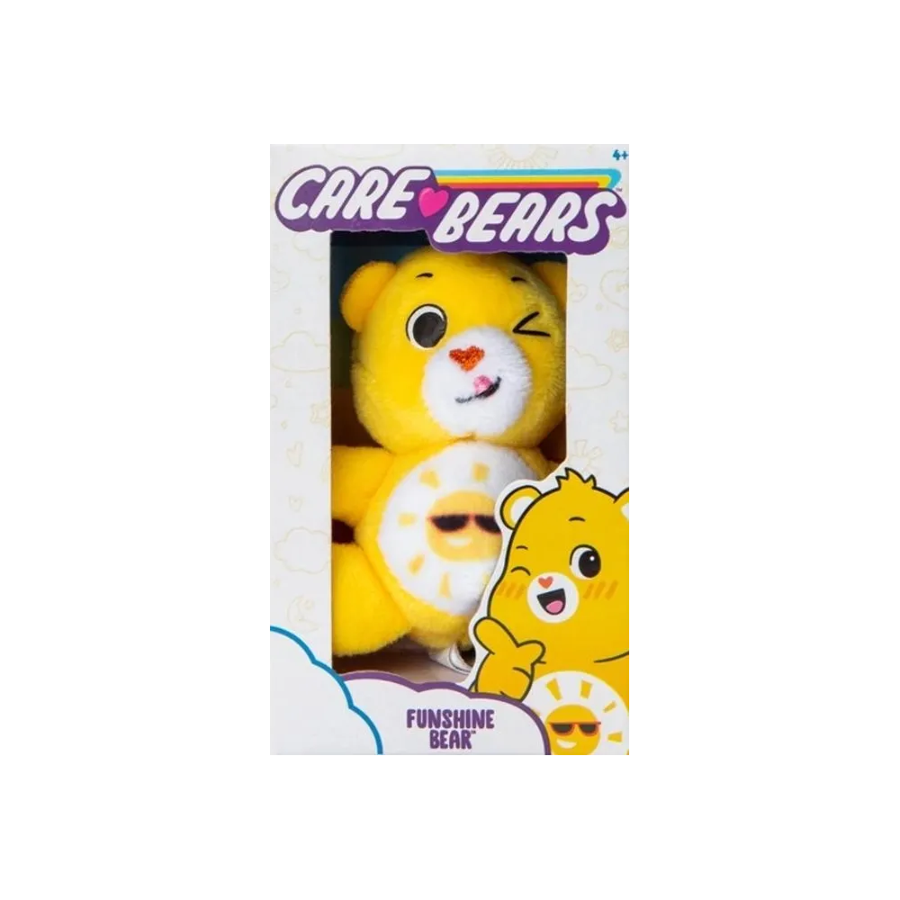 pluszowy miś Słoneczne Serce 35cm z uśmiechniętym słońcem na brzuszku