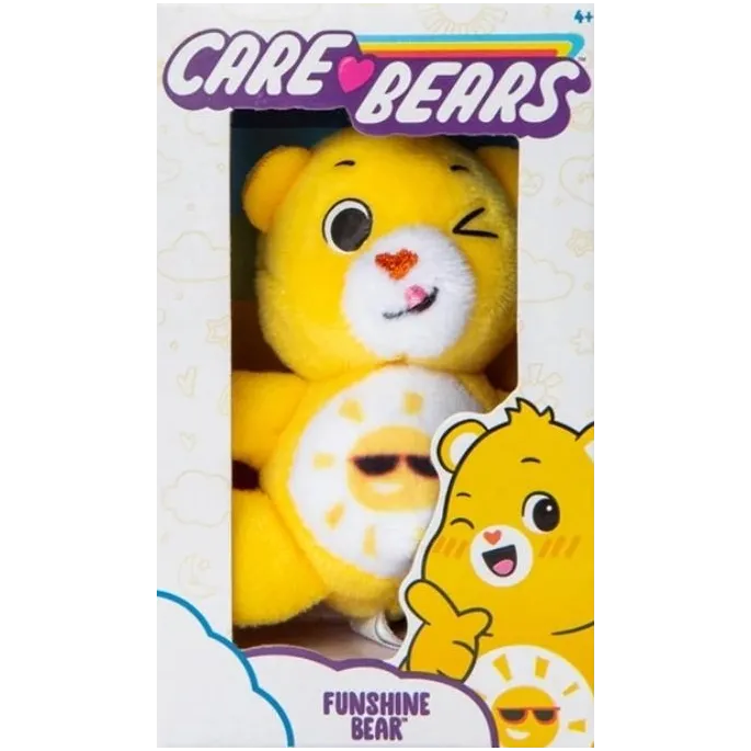 pluszowy miś Słoneczne Serce 35cm z uśmiechniętym słońcem na brzuszku