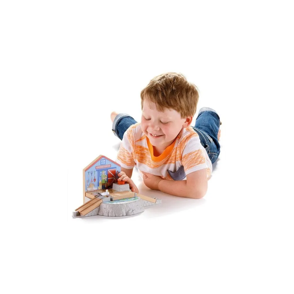 Znak ostrzegawczy o przejściu dla kaczek przy stacji stop