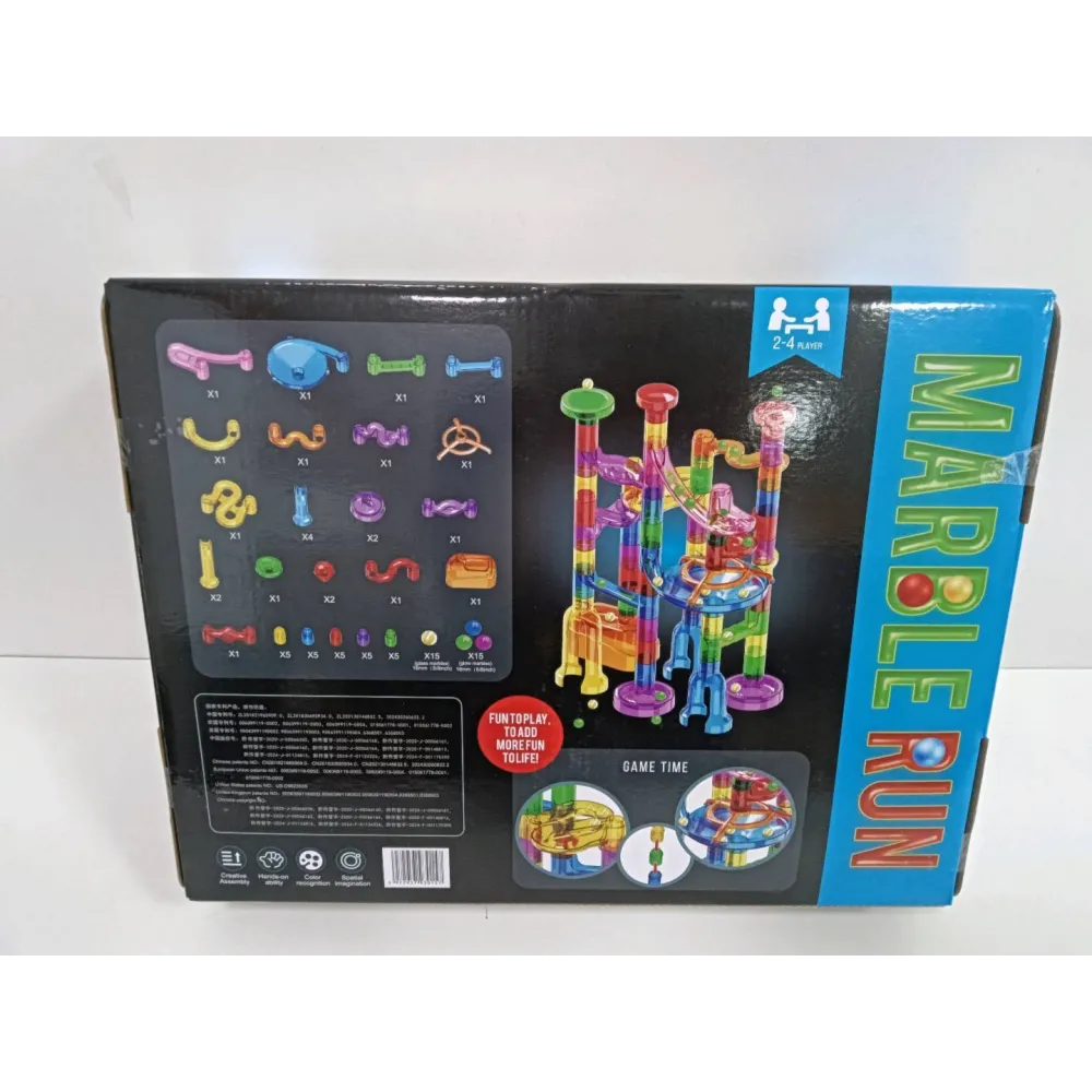 Zestaw tor kulkowy świecący w ciemności z elementami do samodzielnego montażu