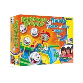 Tor przeszkód TOMY z metalową kulką i zegarem odmierzającym czas